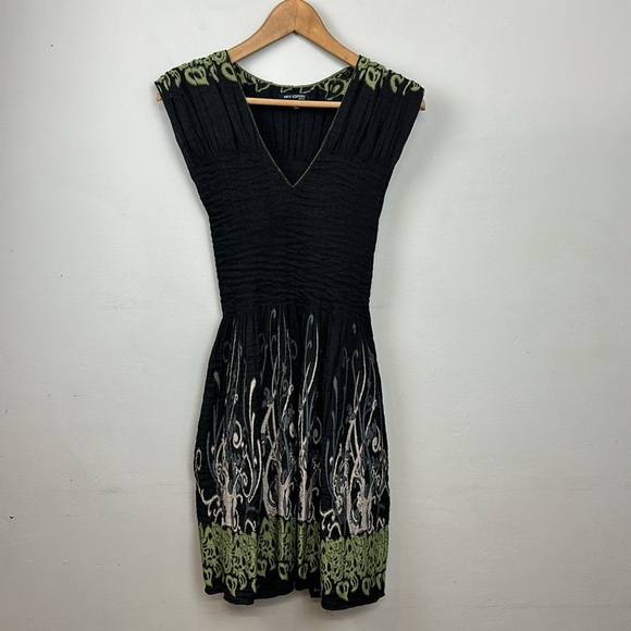 NWOT Max Edition Ruched Bodice Fit & Flare Embroidered Fairy Grunge Dress Sz XLP - Picture 6 of 12